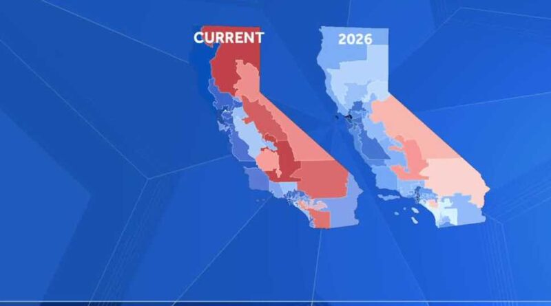 Californias Redrawn Congressional Maps